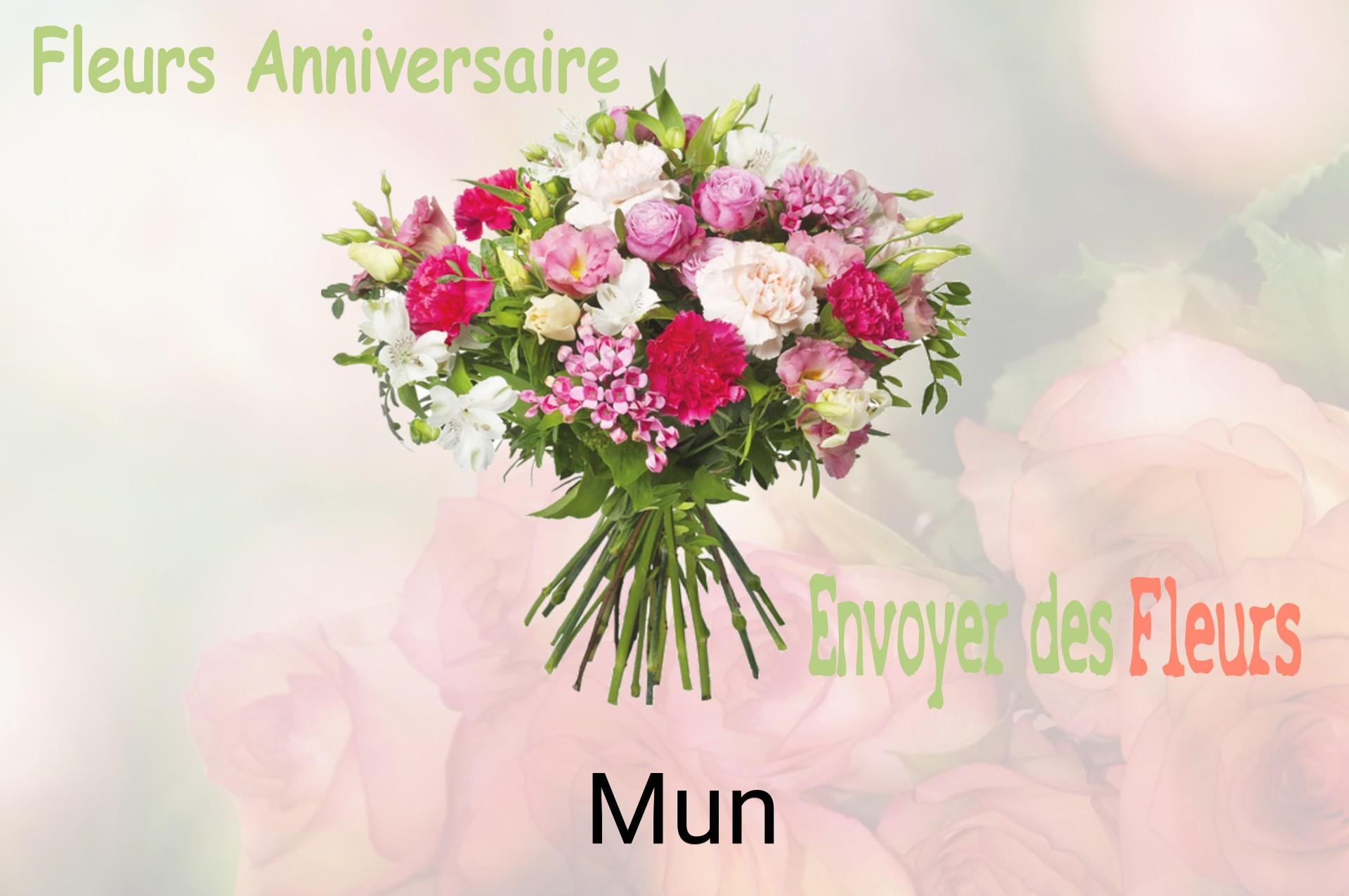 Bouquet de fleurs d’anniversaire livré à Mun